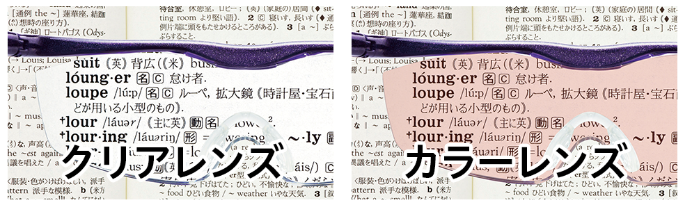 選べるレンズ2タイプ